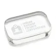 Halperin Rectangle Paperweight | https://www.bestnamebadges.com