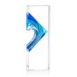 Baywell Award - Clear | https://www.bestnamebadges.com