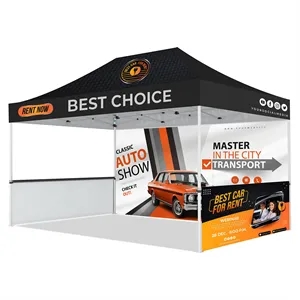 10' X 15' Custom Tent Kit With Full & 2 Half Wall