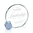 Verdunn Award - Jade/Silver Circle | https://www.bestnamebadges.com