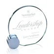 Verdunn Award - Jade/Silver Circle | https://www.bestnamebadges.com