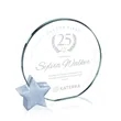 Verdunn Award - Jade/Silver Star | https://www.bestnamebadges.com