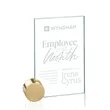Bermuda Award - Jade/Gold Circle | https://www.bestnamebadges.com