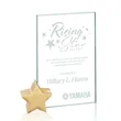 Bermuda Award - Jade/Gold Star | https://www.bestnamebadges.com