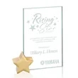 Bermuda Award - Jade/Gold Star | https://www.bestnamebadges.com