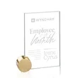 Bermuda Award - Starfire/Gold Circle | https://www.bestnamebadges.com