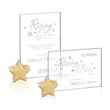 Bermuda Award - Starfire/Gold Star | https://www.bestnamebadges.com