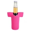 12 oz. Neoprene R-Neck T-SHIRT Collapsible Bottle Cooler | https://www.bestnamebadges.com