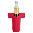 12 oz. Neoprene R-Neck T-SHIRT Collapsible Bottle Cooler | https://www.bestnamebadges.com