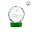 Centura Award on Alberton Base - Green | https://www.bestnamebadges.com
