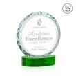 Centura Award on Alberton Base - Green | https://www.bestnamebadges.com