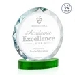 Centura Award on Alberton Base - Green | https://www.bestnamebadges.com