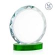 Centura Award on Alberton Base - Green | https://www.bestnamebadges.com