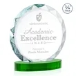 Centura Award on Alberton Base - Green | https://www.bestnamebadges.com
