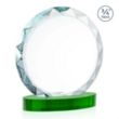 Centura Award on Alberton Base - Green | https://www.bestnamebadges.com