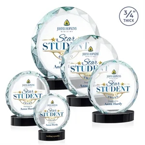 Centura VividPrint™ Award on Alberton Base - Black | https://www.bestnamebadges.com