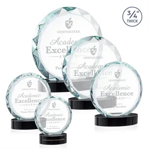 Centura Award on Alberton Base - Black | https://www.bestnamebadges.com