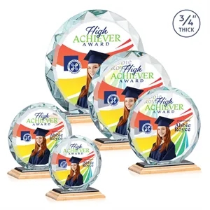 Centura VividPrint™ Award - Bamboo/Black | https://www.bestnamebadges.com