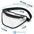 Composite Stadium Standard Transparent Waterproof Waist Pack | https://www.bestnamebadges.com