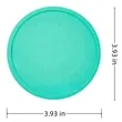 Multicolor Non Slip Heat Resistant Silicone Coaster Durable | https://www.bestnamebadges.com