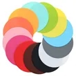 Multicolor Non Slip Heat Resistant Silicone Coaster Durable | https://www.bestnamebadges.com