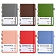 A5 Spiral Notebook Minimalist Design Durable Paper Writing | https://www.bestnamebadges.com