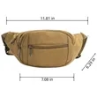 Multifunctional Outdoor Waist Pack Durable Hands Free | https://www.bestnamebadges.com