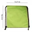 600D Football Pattern Polyester Drawstring Backpack | https://www.bestnamebadges.com