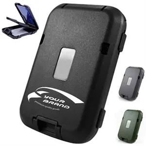 RFID Blocking Metal Wallet with Money Strap