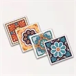 Square Absorbent Ceramic Coaster | https://www.bestnamebadges.com