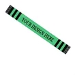 Custom Knitted Scarf With Fringe | https://www.bestnamebadges.com