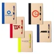 Bound Kraft Journal with Pen Closure | https://www.bestnamebadges.com