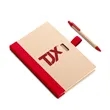 Bound Kraft Journal with Pen Closure | https://www.bestnamebadges.com