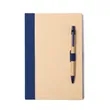 Bound Kraft Journal with Pen Closure | https://www.bestnamebadges.com