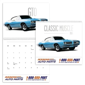 Triumph® Calendars Classic Muscle Cars Calendar | https://www.bestnamebadges.com