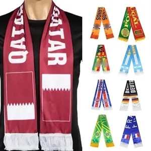 Full Color Cheap Satin Scarf (57" x 6.7")