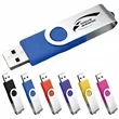 16GB Rotatable Thumb Drive USB Flash Drives | https://www.bestnamebadges.com