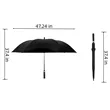 27" Universal Automatic Open Golf Umbrella | https://www.bestnamebadges.com