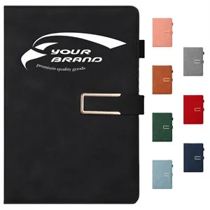 PU Leather Simple Magnetic Closure Notebook