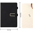 PU Leather Simple Magnetic Closure Notebook | https://www.bestnamebadges.com