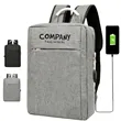 USB Charging Laptop Backpack Bag | https://www.bestnamebadges.com