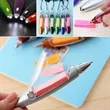 Led Light Ballpoint Pen With Sticky Note | https://www.bestnamebadges.com