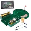 Mini Tabletop Golf Game With Glass Set Kit For Party Bar | https://www.bestnamebadges.com