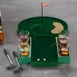 Mini Tabletop Golf Game With Glass Set Kit For Party Bar | https://www.bestnamebadges.com