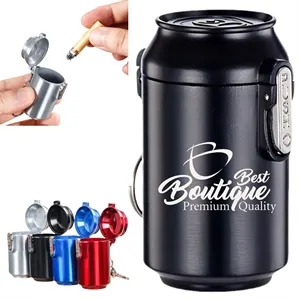 Portable Pocket Cigarettes Ashtray With Keychain