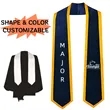 Custom College Graduation Stole | https://www.bestnamebadges.com