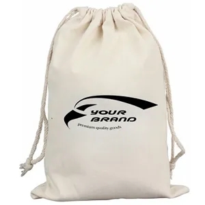 High Quality Eco-Friendly Cotton Drawstring Tote Bag