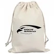 High Quality Eco-Friendly Cotton Drawstring Tote Bag | https://www.bestnamebadges.com