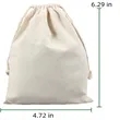 High Quality Eco-Friendly Cotton Drawstring Tote Bag | https://www.bestnamebadges.com