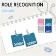 Glitter Light Convenient Durable Work ID Card Holder | https://www.bestnamebadges.com
